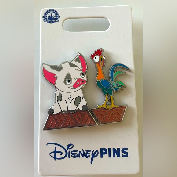 Disney Accessories - Disney Pua and Hei Hei from Moana Pins - Set of 2 - NEW